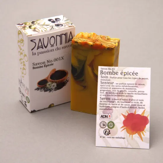 Fabrication artisanale Savonnia