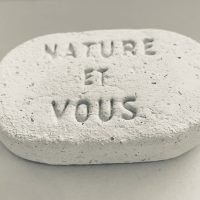 Cadeau savon, porte savon en argile & diffuseur cœur – Image 2